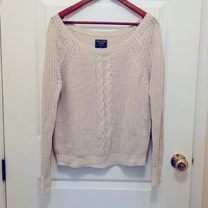 Abercrombie & Fitch Cream Sweater